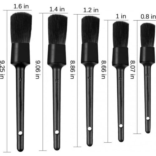 Auto Car Detailing Brush Set Car Interior Cleaning Kit Tire Brush&Vent Cleaning Brush for Cleaning Interior, Dashboard, Engines