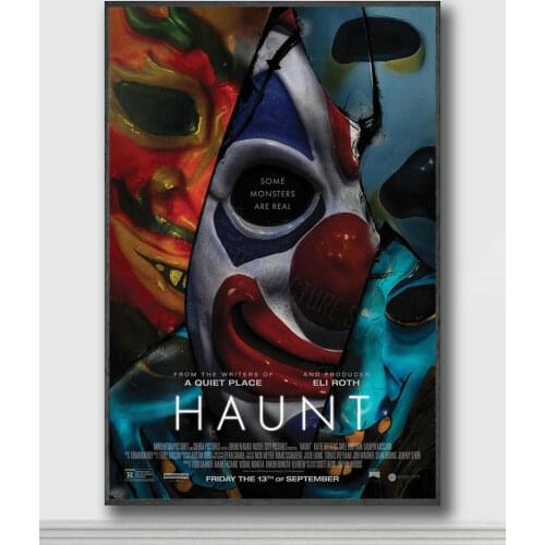 NJ261 Haunt Movie 1 Silk Posters and Prints wall art Art Poster Home Decor