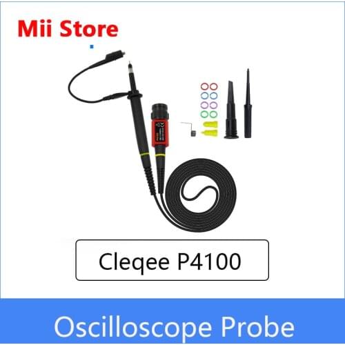 New Cleqee P4100 1PCS Oscilloscope Probe 100:1 High Voltage Withstand 2KV 100MHz for Oscilloscope wholesale