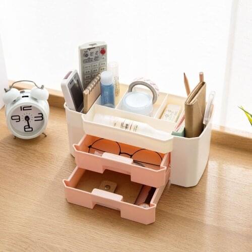 Makeup Organizer Desktop Cosmetic Display Stand Lipstick Storage Box Jewelry Organizer Skin Care Product Rack Shelf