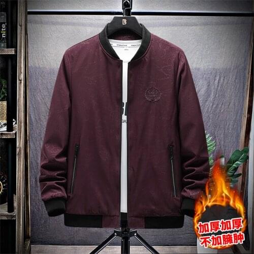 Autumn Winter Jacket Men Oversized Coat 140KG Plus Size Jacket Tracksuit Fat Guy Men Big Large Size Male casual baseball jacket