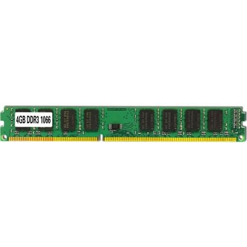 RAM Desktop Memory DDR3 1066MHz 1.5V 240-Pin Computer Memory for AMD Computer Memory Double-Sided 16 Particles