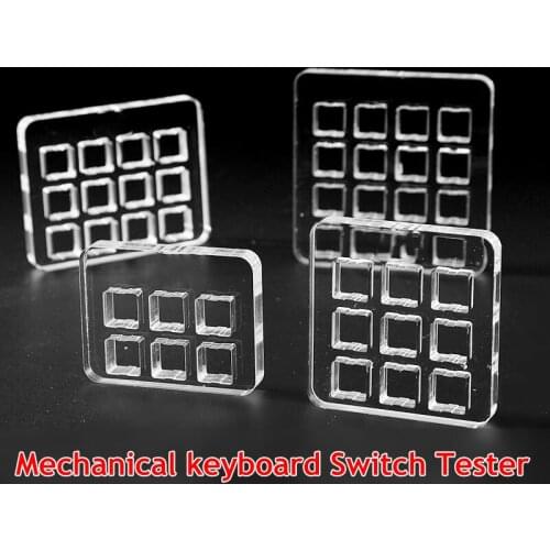 Switch Tester Mechanical Keyboard Switches Body Tester Metal Bracket Acrylic Hight Kaihua Cherry Gateron Aixs