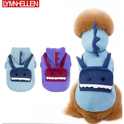 Cute Dog Hoodie Winter Pet Dog Clothes Halloween Robot for Dogs Coat Jacket Cotton for Teddy Dogs Pets Fleece Clothing
