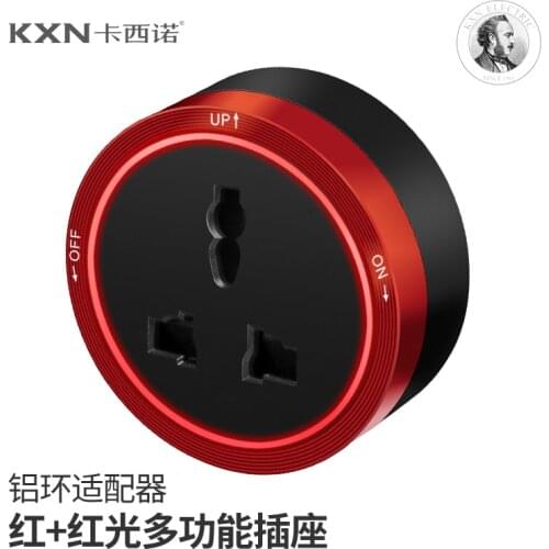 With Indicator EU/ UK/ US Universal power track Socket electric wall mount extender slide outlet kitchen Bedroom Desk Adapters