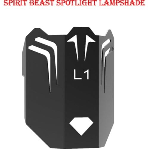 Spirit Beast Universal Motorcycle Spotlight Lampshade Modification Headlight Protection Spotlight Anti-sandstone Protect Cover