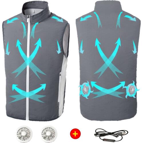 8 Areas Heating Jacket Heated USB Battery Powered Self Heated Vest Body Warmer Mens Womens Warm Vest Thermal Winter Clothing