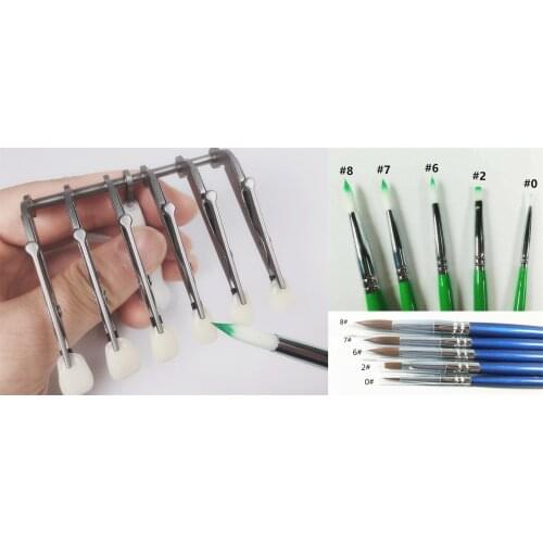 Dental Aesthetic Crown Veneer Denture Holder Porcelain Tools &Porcelain Brush Pen