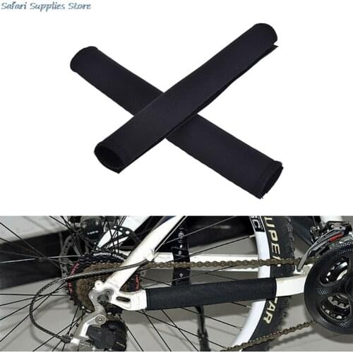 2020 HOT 2Pcs Durable Cycling Chain Stay Chainstay Bike Bicycle Guard Cover Frame Black Protector Wholesale