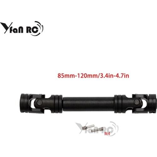 2PCS Hardened Steel Internal Spline Drive Shaft 90-115 100-140mm Universal Joint for 1/10 RC Crawler SCX10 III CAPRA Wraith TRX4