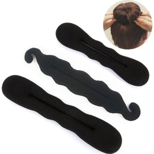 3PCS/2pcs/1pc Women Headband Sponge Donut Bun Maker DIY Hair Band Tool Headdressing Hair Disk Device Bun Updo Hair Braider Twist