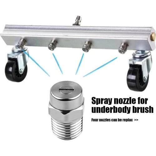 4 Pcs Water Mist Spray Nozzle Cleaner Replacement Thread Type Spray Nozzle Sprinkler to Water Broom and Undercarriage Cleaner