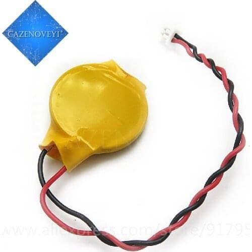 5pcs/lot Notebook BIOS CMOS battery laptop battery CR2032 2P 3P motherboard battery with wire 3V In Stock