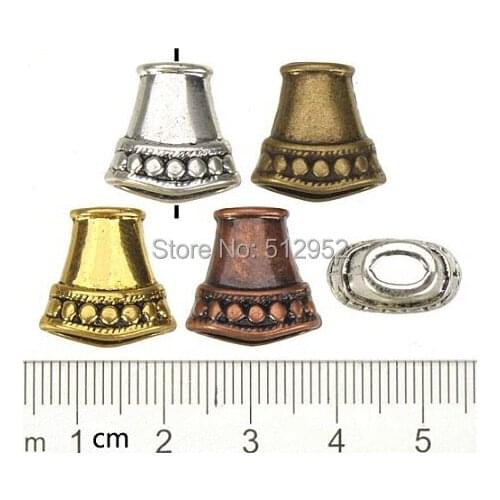 Jewelry accessories bead caps dangles charms tassels flat hole antique bronze silver metal handmade fashion wholesales new 30pcs