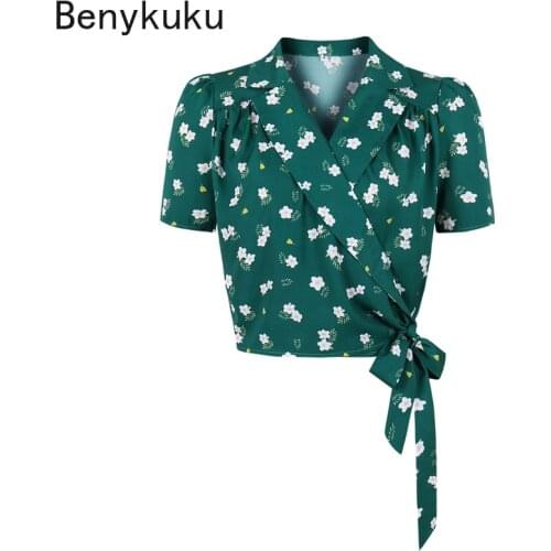 Benykuku Wrap Blouses