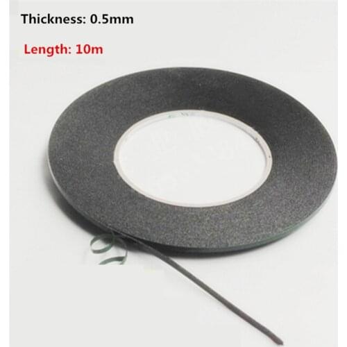 0.5mm Thick Double Sided Sticky Black Foam Sponge Tape for Phone Screen Repair Dust Proof Seal Car Decoration Sealed Paste