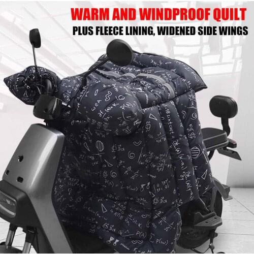 Motorcycle Electric Car Windshield Electric Pedal To Keep Warm By Windproof Knee Pads For Cycling Keep Warm