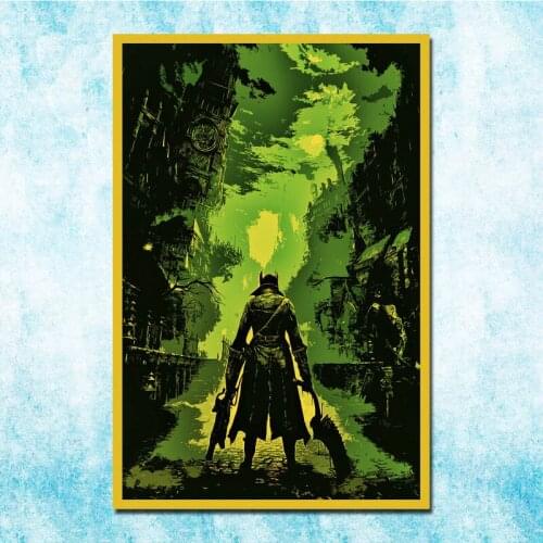 Bloodborne Retro Poster Vintage Poster Wall Decor For Home Bar Cafe Personalised Room Dormitory Decoration-024