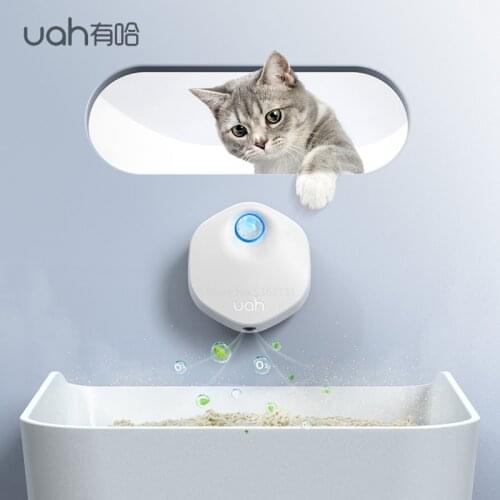 Uha Smart Odor Eliminator Air Purifier For Pet Cat Toilet Electric Deodorizer Ozone Generator Multifunction Freshener Sterilizer