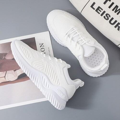 Women Sneakers Fashion Breathable Mesh Casual Shoes Platform Sneakers Platform Woman Vulcanize Shoes Walking Zapatillas Mujer