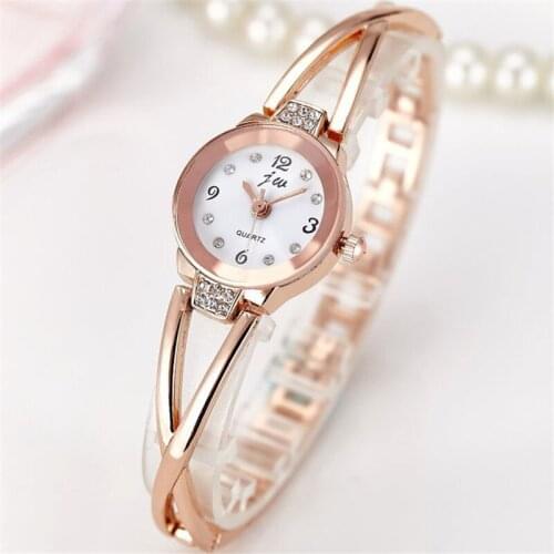 New Fashion Rhinestone Watches Women Luxury Brand Stainless Steel Bracelet watches Ladies Quartz Dress Watches reloj mujer Clock