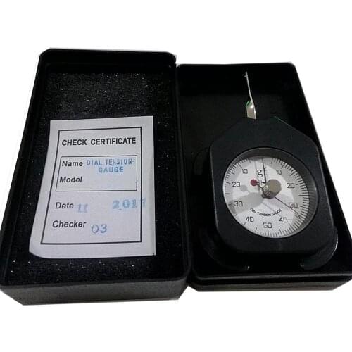 Peak-hold 500g Double pointers Tension Meter with 100-500-100g Tensiometer Dial Analog Tension Gauge Tester