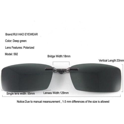 Polarized Sunglasses Clip on Magnet Bridge Design Glasses Clip on Sunglasses Men Women Light Super Eyeglasses Drive Glasses