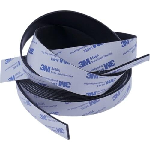 Solid Rubber Bar Seal Strip Flat Insulation Shock Cushion Antiskid Buffer 10 20 30 35 40 45 x 1 2 3 4 5 6 8 10mm 2m Black