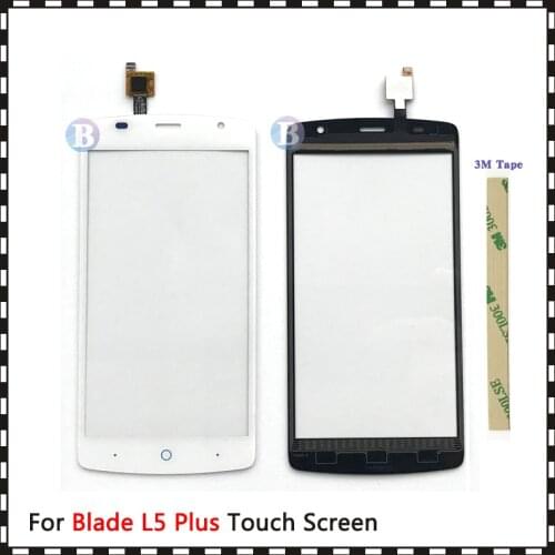 Replacement High Quality 5.0" For ZTE Blade L5 Plus Touch Screen Digitizer Sensor Outer Glass Lens Panel