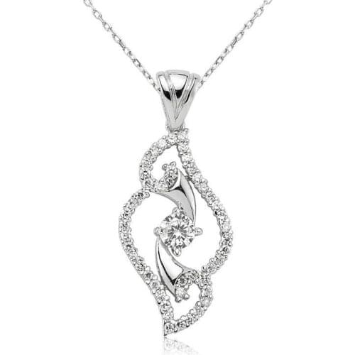 Tevuli 925 Sterling Silver Solitaire Lady Necklace
