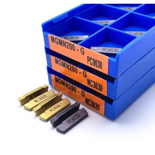 High Quality MGMN200 MGM300 MGMN400 MGMN500 -M PC9030/NC3020/NC3030 Grooving Carbide Inserts CNC Lathe Cutter Turning TooL