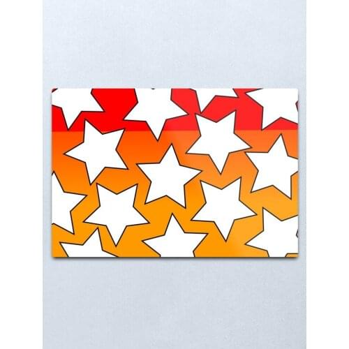 Stars Metal Print Tin Sign Vintage Metal Wall Sign Plaque Retro Garage Shed Car