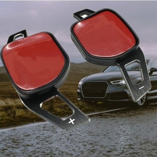 1 Pair Car Steering Wheel Extension Shifters Aluminum Alloy Shift Paddles for A1A3A4/A5/A6/A7/A8/Q5/Q7/TT/R8