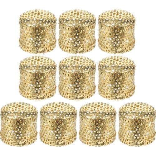 10pcs Copper Moxibustion Boxes Smokeless Moxa Storage Boxes Moxa Anti-ash Net