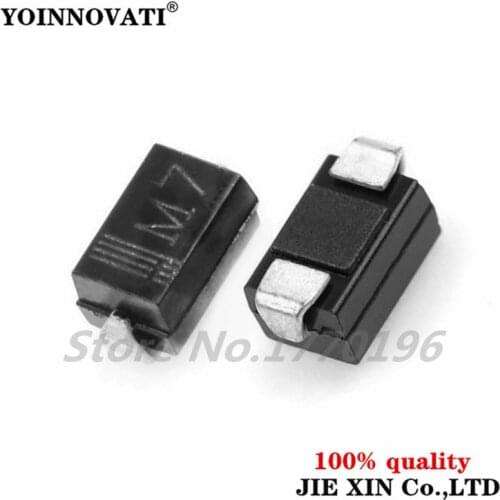 100PCS DIODE M7 1N4007 SMD 1A 1000V IN4007