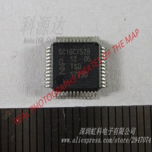 5pcs/lot SC16C752BIB48 QFP-48 SC16C752B In Stock