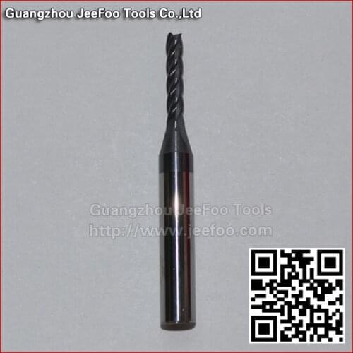 6 * 3 * 15* 50L Tungsten Carbide four flutes sprial tools /Metal Cutting Tools for Steel Router Machine