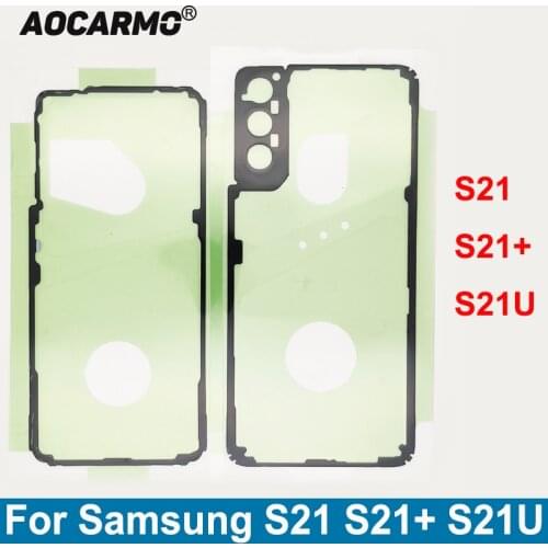Aocarmo For Samsung Galaxy S21 S21+ S21 Plus Ultra S21U S21P Back Adhesive Back Cover Waterproof Sticker Glue