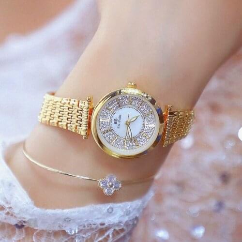 Fashion Crystal Watch Women stainless steel watchband Luxury Quartz Wrist Watches Date Clock Female Lady watch relogio feminino