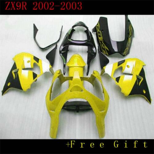For blue silver NINJA ZX 9 R ZX-9R 2000 2001 2002 2003 Yellow black ZX 9R 900CC ZX900 ZX900C ZX9R 00 01 02 03 Fairing
