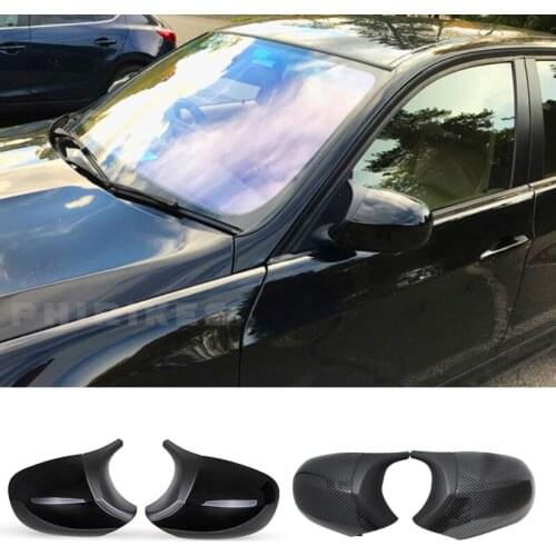 For BMW 3 Series E90 E91 2008-2011 E92 E93 2010-2013 Carbon Fiber/ABS Mirror Cover Car Rearview Mirror Cap Cover