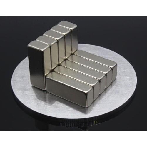 Hot Sale 1Pc 20x8x5mm Super Strong Cuboid Bar Blocks Rare Earth Neodymium Fridge Magnet Home DIY Decorations