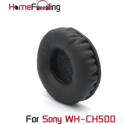 Homefeeling Ear Pads For Sony WH CH500 WH-CH500 Earpads Round Universal Leahter Repalcement Parts Ear Cushions