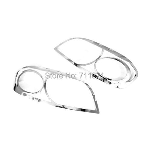 Chrome Head Light Cover Trim For Chevrolet Aveo T250 Sedan