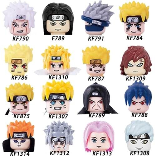 16pcs Anime Action Figure Sasuke Kakashi Itachi Building Blocks Birthday Christmas Gift For Boys Toys Christmas Present