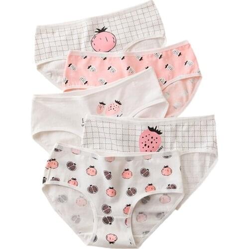 6PCS/LOT Hot sale Women Underwear Sexy Cotton Panties Lingeries Printing Underpants Girls Cute Panty low-Rise panties M-XXL
