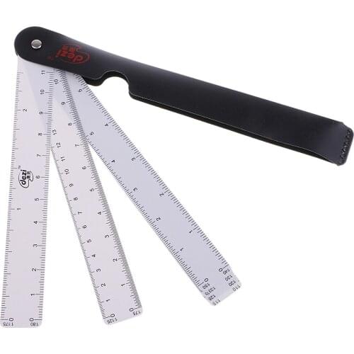 Pro Fan Shape Architects Scale Ruler Foldable for Graphics MultiRatio Scale