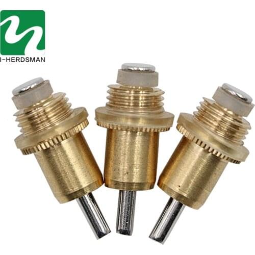 100PCS Rabbit Chicken Quail Birds Poultry Farm Animals Copper Drinker Nipples Feeding Rabbit Drinking Water Equipment Feeder