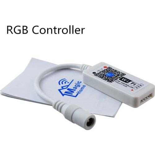 DC 9-12V Mini Controlor RF Wireless LED Controller RGB/ RGBW controlled by RemoteControl Brightness Dimmer for strip lights