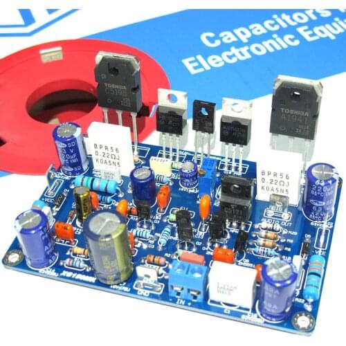 KYYSLB DC Dual 25~55V 150W Mono Amplifier Board XG150 A and B Power Amplifier Board 4~8Ω 2SA1941 2SC5198 MJE15032G MJE15033G